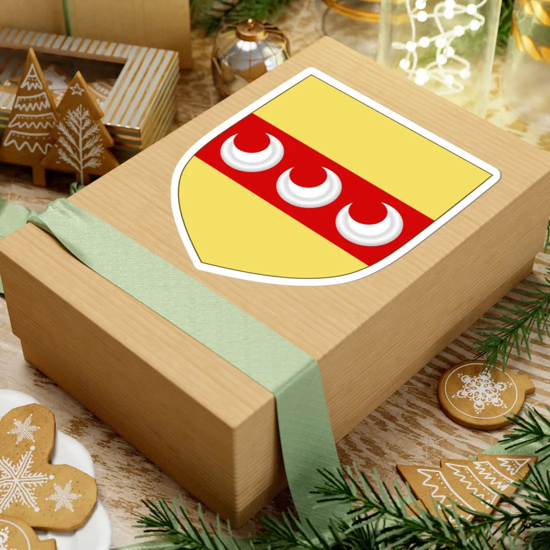 Coat of Arms of the House of Strozzi (Italy) (Coat of Arms) STICKER Vinyl Kiss-Cut Decal - The Sticker Space