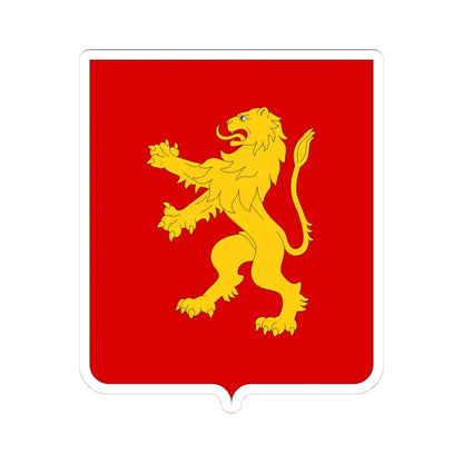 Coat of Arms of the House of Suardi (Italy) (Coat of Arms) STICKER Vinyl Kiss-Cut Decal 4 Inch White - The Sticker Space