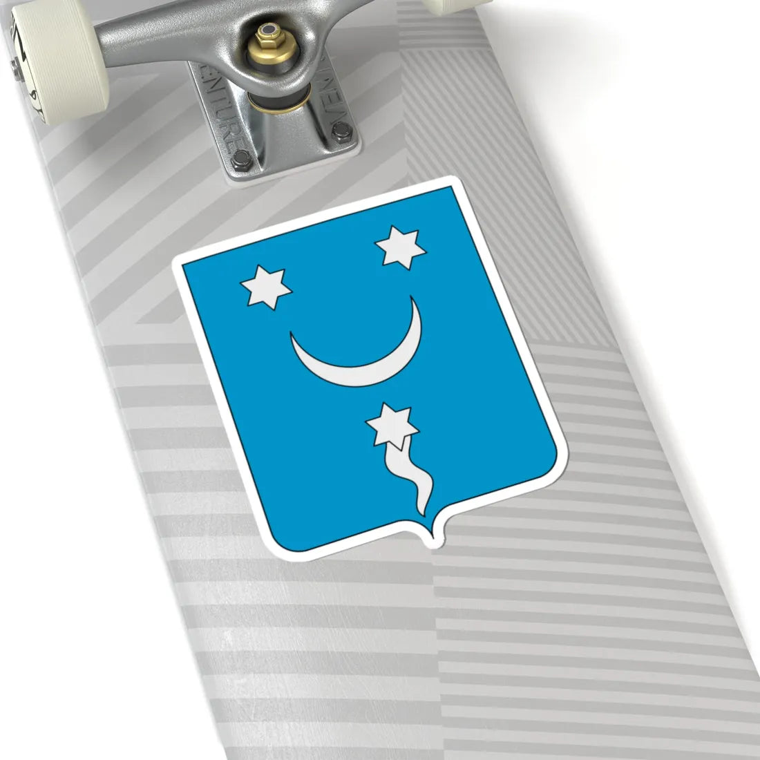 Coat of arms of the House of Tuccimei (Italy) (Coat of Arms) STICKER Vinyl Kiss-Cut Decal - The Sticker Space