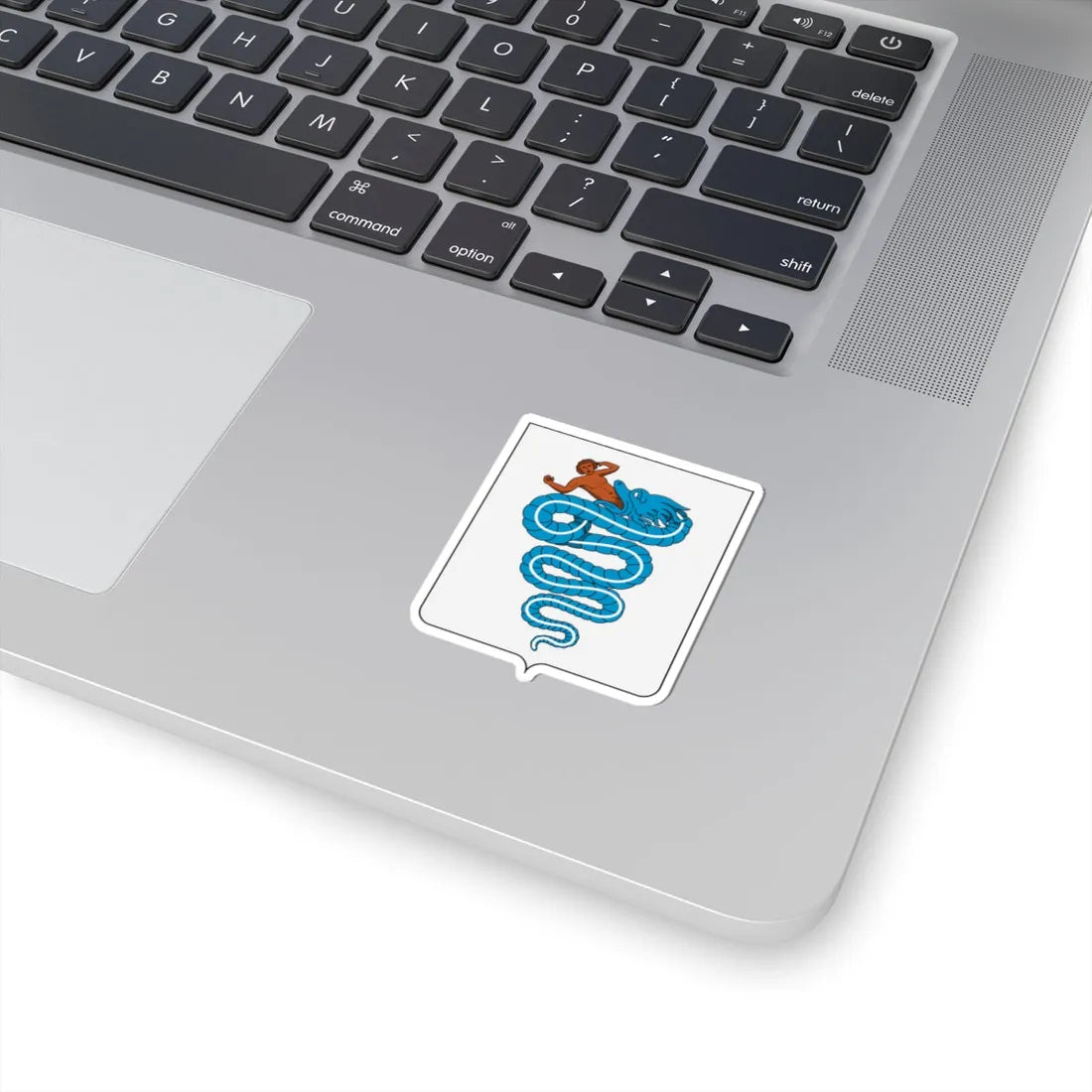 Coat of arms of the House of Visconti 1277 (Italy) (Coat of Arms) STICKER Vinyl Kiss-Cut Decal - The Sticker Space