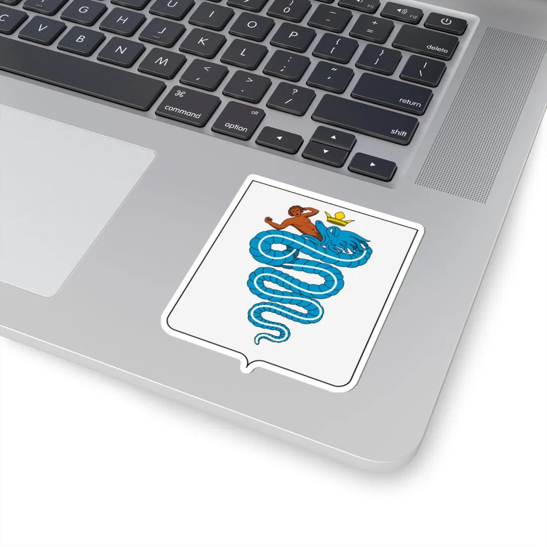 Coat of arms of the House of Visconti 1395 (Italy) (Coat of Arms) STICKER Vinyl Kiss-Cut Decal - The Sticker Space