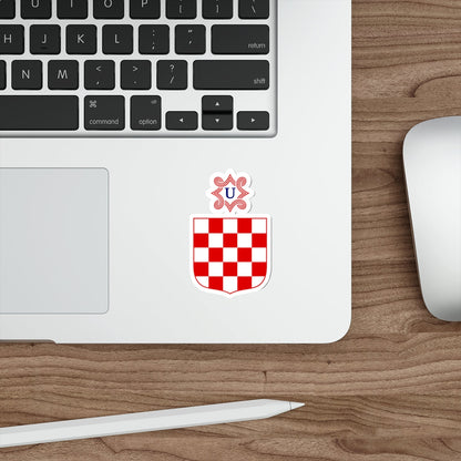 Coat of arms of the Independent State of Croatia STICKER Vinyl Die-Cut Decal-The Sticker Space