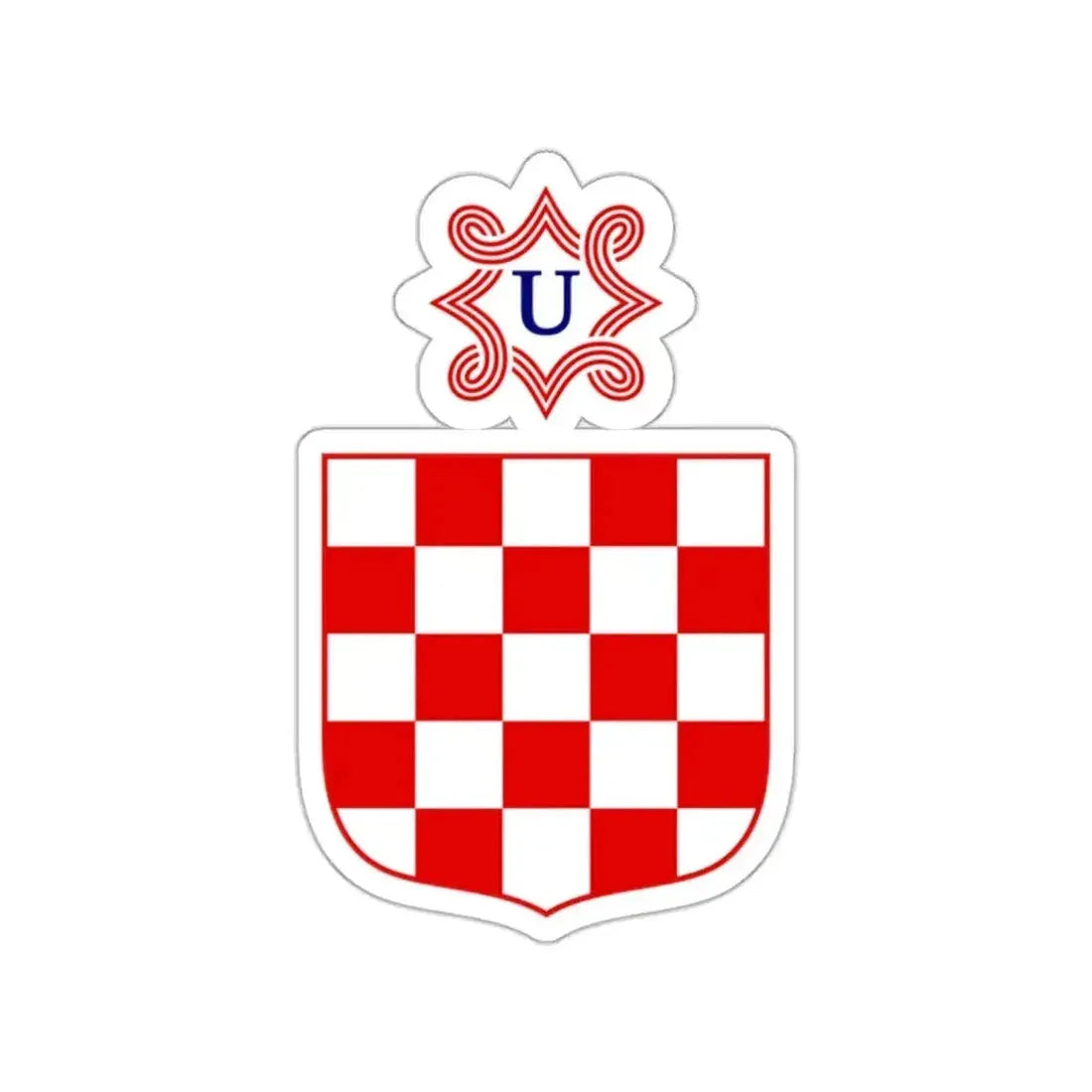 Coat of arms of the Independent State of Croatia STICKER Vinyl Die-Cut Decal - The Sticker Space