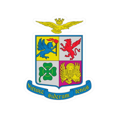 Coat of arms of the Italian Air Force (Italy) (Coat of Arms) STICKER Vinyl Kiss-Cut Decal 2 Inch White - The Sticker Space