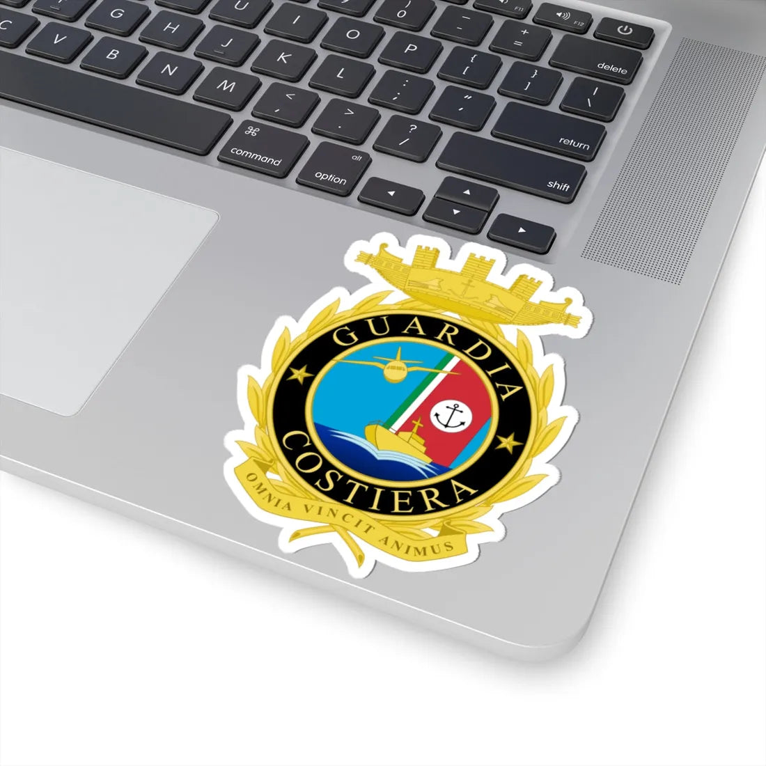 Coat of arms of the Italian Coast Guard (Italy) (Coat of Arms) STICKER Vinyl Kiss-Cut Decal - The Sticker Space