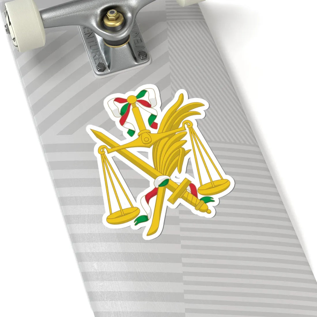 Coat of arms of the Italian Republic Napoleonic (Italy) (Coat of Arms) STICKER Vinyl Kiss-Cut Decal - The Sticker Space