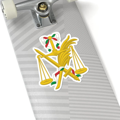 Coat of arms of the Italian Republic Napoleonic (Italy) (Coat of Arms) STICKER Vinyl Kiss-Cut Decal - The Sticker Space