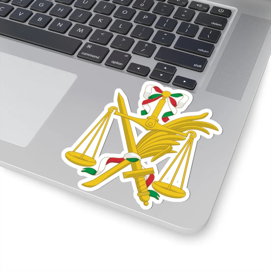 Coat of arms of the Italian Republic Napoleonic (Italy) (Coat of Arms) STICKER Vinyl Kiss-Cut Decal - The Sticker Space