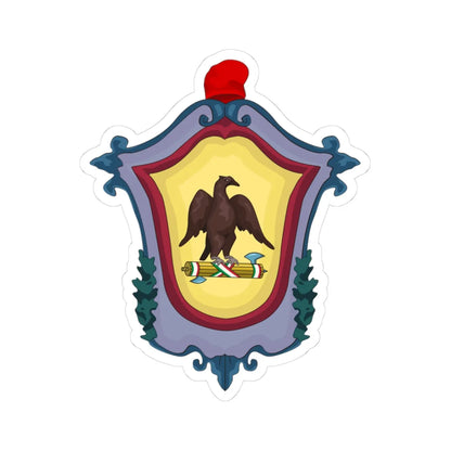 Coat of arms of the Italian United Provinces (Italy) (Coat of Arms) STICKER Vinyl Kiss-Cut Decal 3 Inch White - The Sticker Space