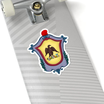 Coat of arms of the Italian United Provinces (Italy) (Coat of Arms) STICKER Vinyl Kiss-Cut Decal - The Sticker Space