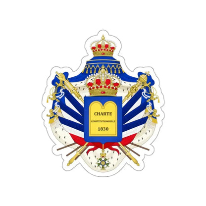 Coat of Arms of the July Monarchy (1831-48) STICKER Vinyl Die-Cut Decal 2 Inch - The Sticker Space