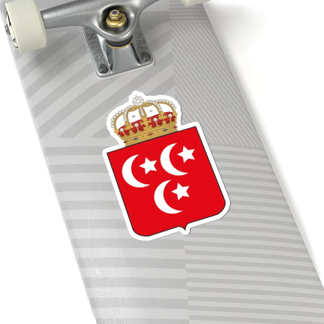 Coat of arms of the Khedive of Egypt (Algeria) (Coat of Arms) STICKER Vinyl Kiss-Cut Decal - The Sticker Space