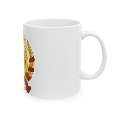 Coat of arms of the Khmer Republic - White Coffee Mug