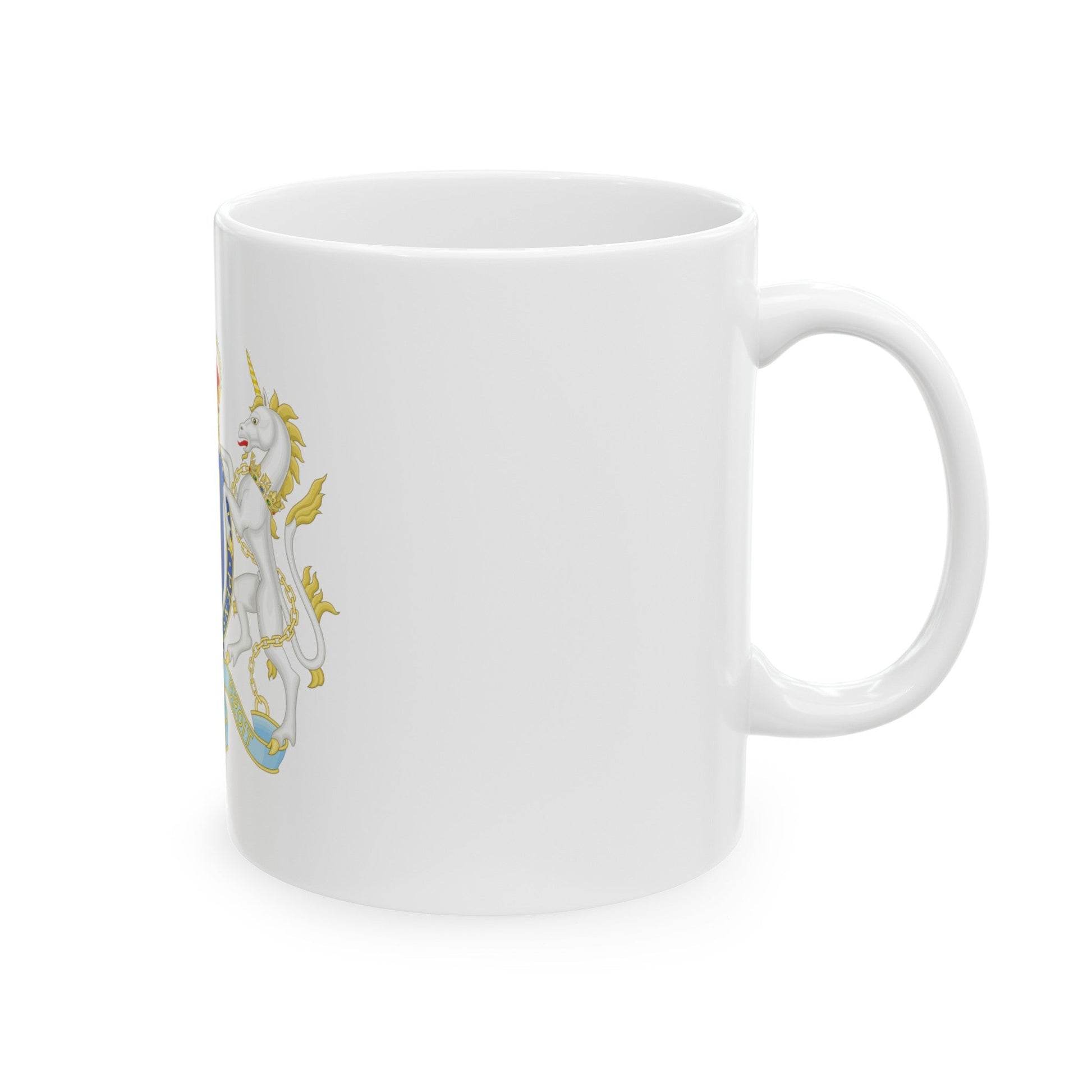 Coat of Arms of The Kingdom Ireland - White Coffee Mug-The Sticker Space