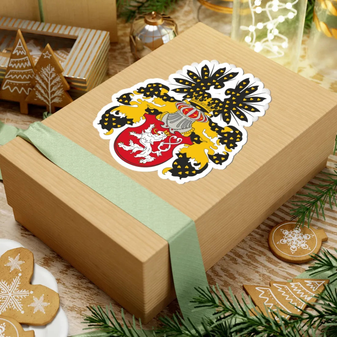 Coat of arms of the Kingdom of Bohemia (Poland) (Coat of Arms) STICKER Vinyl Kiss-Cut Decal - The Sticker Space