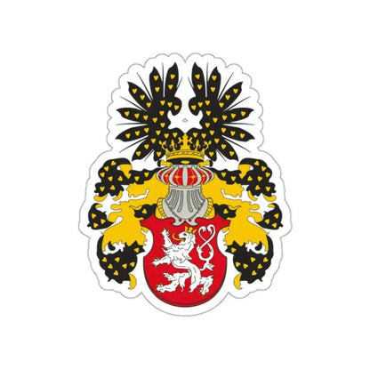 Coat of arms of the Kingdom of Bohemia STICKER Vinyl Die-Cut Decal - The Sticker Space