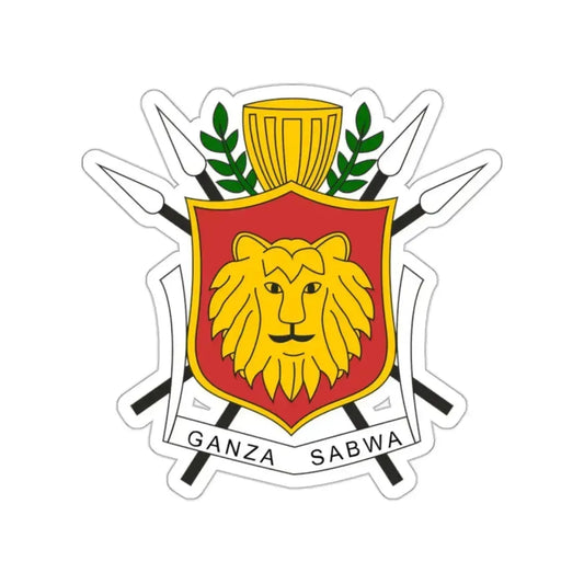 Coat of arms of the Kingdom of Burundi STICKER Vinyl Die-Cut Decal 2 Inch - The Sticker Space