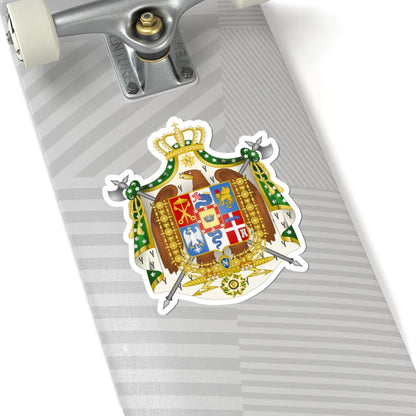 Coat of Arms of the Kingdom of Italy 1805-1814 (Italy) (Coat of Arms) STICKER Vinyl Kiss-Cut Decal - The Sticker Space