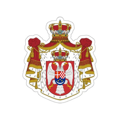 Coat of arms of the Kingdom of Yugoslavia STICKER Vinyl Die-Cut Decal - The Sticker Space