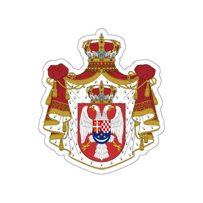 Coat of arms of the Kingdom of Yugoslavia STICKER Vinyl Die-Cut Decal - The Sticker Space