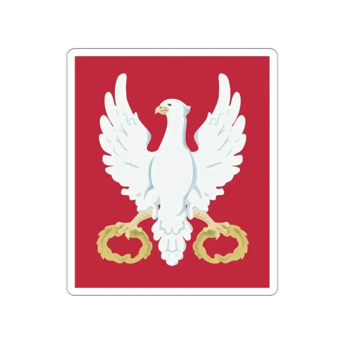 Coat of arms of the Kraków Uprising STICKER Vinyl Die-Cut Decal - The Sticker Space