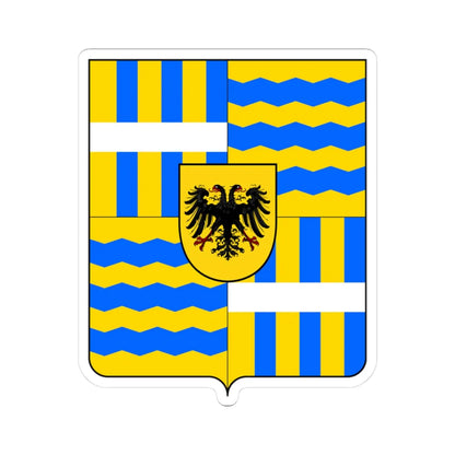 Coat of Arms of the Landi State (Italy) (Coat of Arms) STICKER Vinyl Kiss-Cut Decal 3 Inch White - The Sticker Space