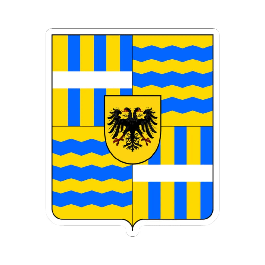 Coat of Arms of the Landi State (Italy) (Coat of Arms) STICKER Vinyl Kiss-Cut Decal - The Sticker Space