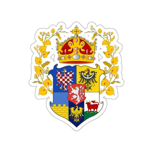Coat of arms of the lands of the Bohemian Crown STICKER Vinyl Die-Cut Decal 2 Inch - The Sticker Space