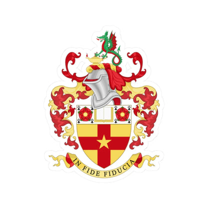 Coat of Arms of The Leys School (England) (Coat of Arms) STICKER Vinyl Kiss-Cut Decal 2 Inch White - The Sticker Space