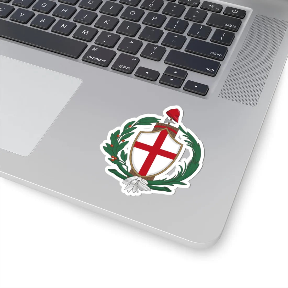 Coat of arms of the Ligurian Republic (Italy) (Coat of Arms) STICKER Vinyl Kiss-Cut Decal - The Sticker Space