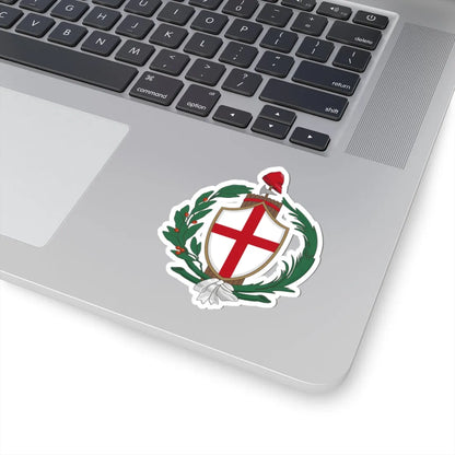 Coat of arms of the Ligurian Republic (Italy) (Coat of Arms) STICKER Vinyl Kiss-Cut Decal - The Sticker Space