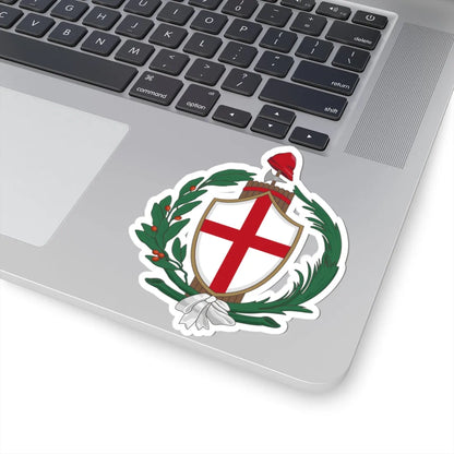Coat of arms of the Ligurian Republic (Italy) (Coat of Arms) STICKER Vinyl Kiss-Cut Decal - The Sticker Space