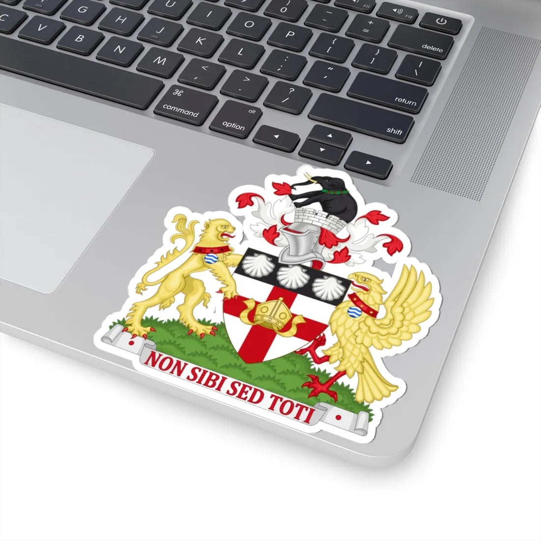 Coat of arms of the London Borough of Camden (England) (Coat of Arms) STICKER Vinyl Kiss-Cut Decal - The Sticker Space