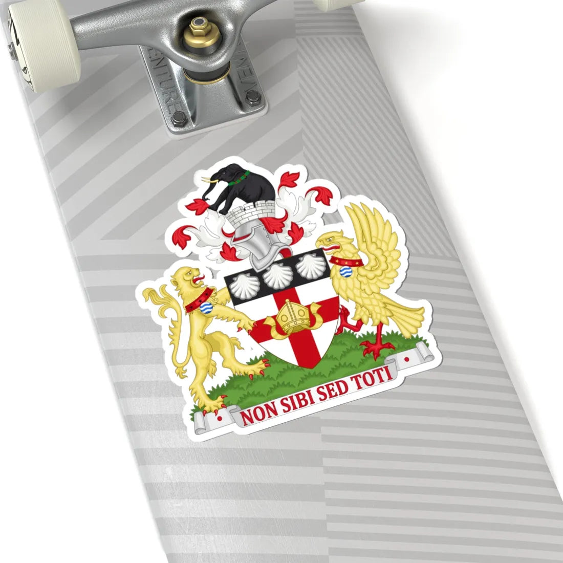 Coat of arms of the London Borough of Camden (England) (Coat of Arms) STICKER Vinyl Kiss-Cut Decal - The Sticker Space