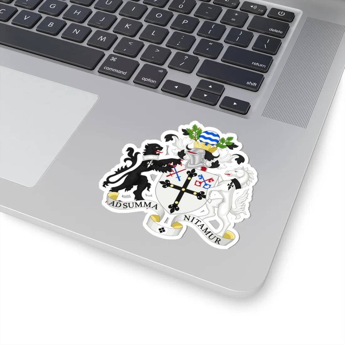 Coat of arms of the London Borough of Croydon (England) (Coat of Arms) STICKER Vinyl Kiss-Cut Decal - The Sticker Space