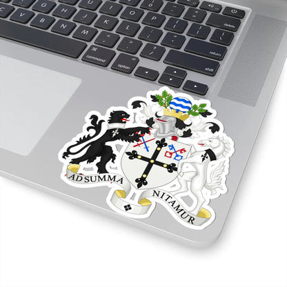 Coat of arms of the London Borough of Croydon (England) (Coat of Arms) STICKER Vinyl Kiss-Cut Decal - The Sticker Space