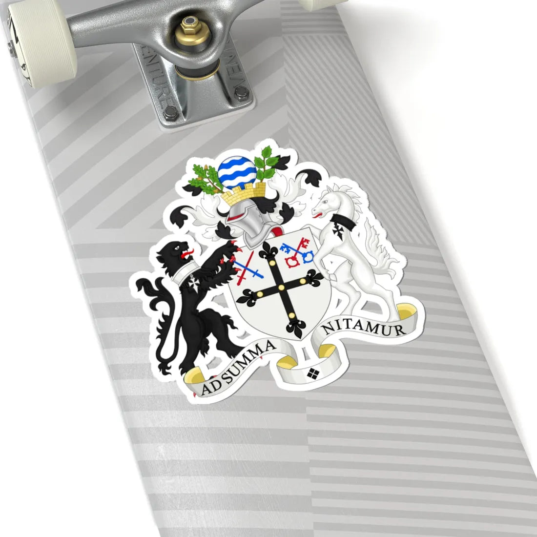 Coat of arms of the London Borough of Croydon (England) (Coat of Arms) STICKER Vinyl Kiss-Cut Decal - The Sticker Space