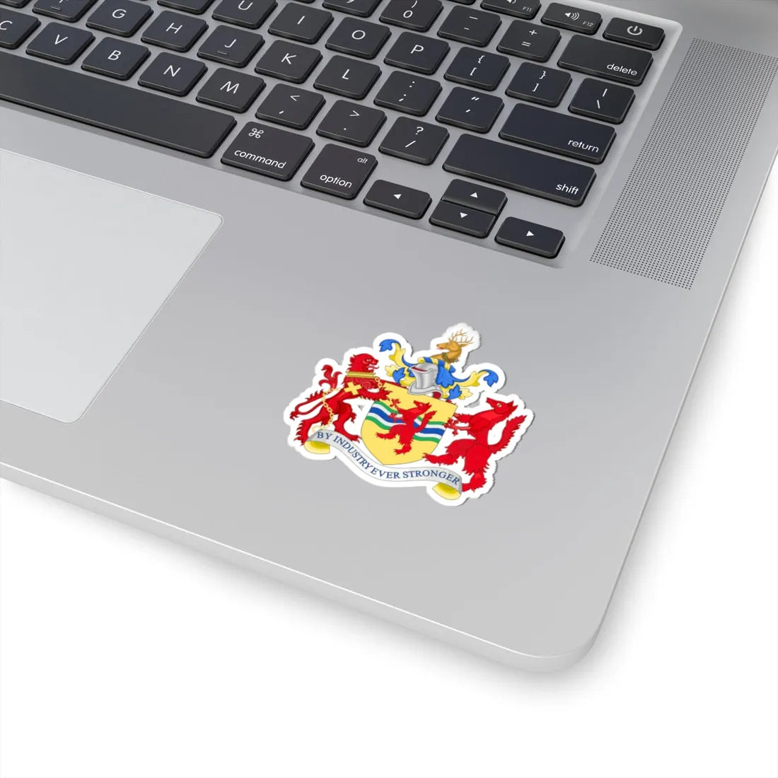 Coat of arms of the London Borough of Enfield (England) (Coat of Arms) STICKER Vinyl Kiss-Cut Decal - The Sticker Space