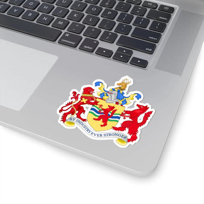 Coat of arms of the London Borough of Enfield (England) (Coat of Arms) STICKER Vinyl Kiss-Cut Decal - The Sticker Space