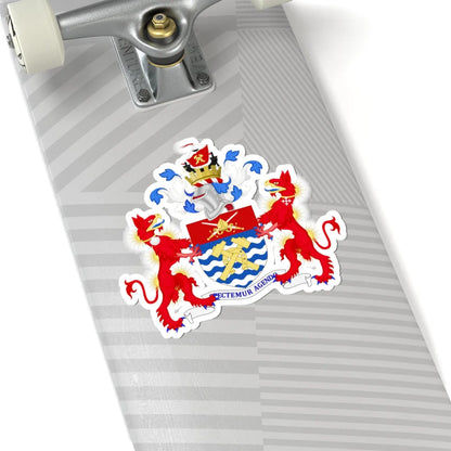 Coat of arms of the London Borough of Hammersmith and Fulham (England) (Coat of Arms) STICKER Vinyl Kiss-Cut Decal - The Sticker Space