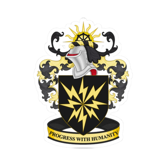 Coat of arms of the London Borough of Haringey (England) (Coat of Arms) STICKER Vinyl Kiss-Cut Decal 2 Inch White - The Sticker Space