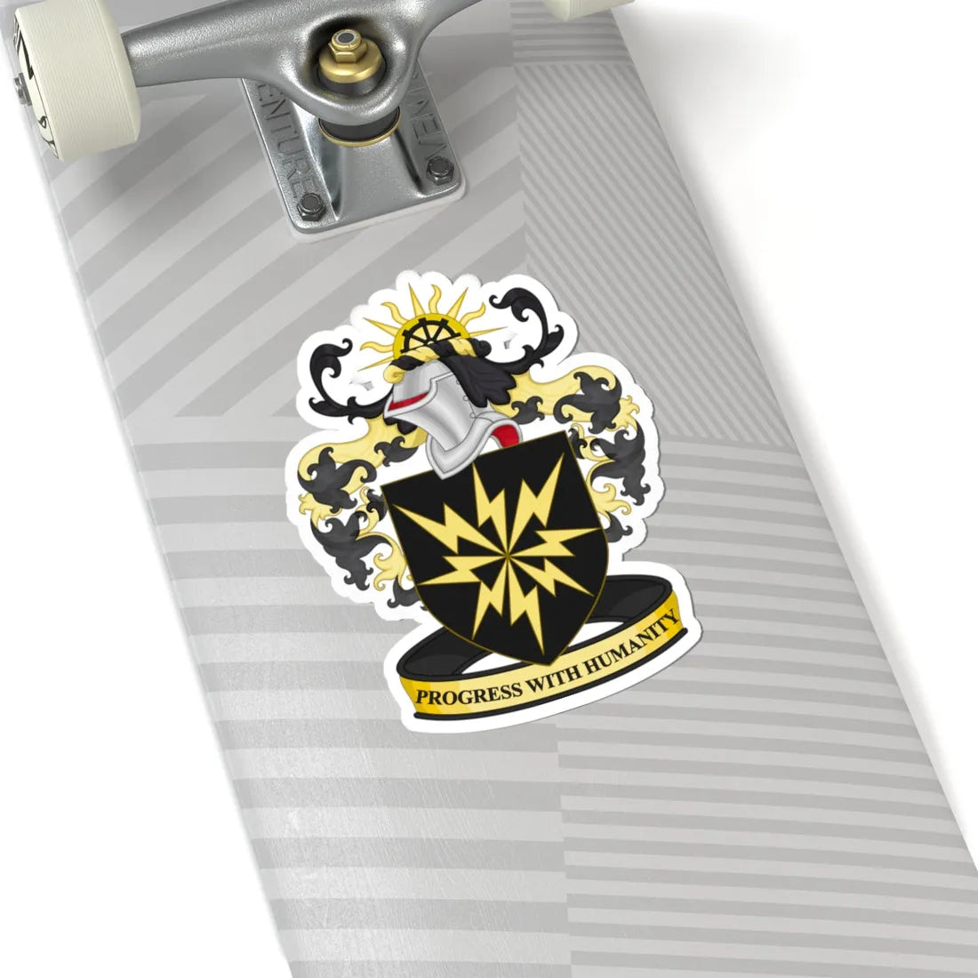 Coat of arms of the London Borough of Haringey (England) (Coat of Arms) STICKER Vinyl Kiss-Cut Decal - The Sticker Space