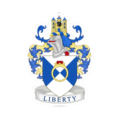 Coat of arms of the London Borough of Havering (England) (Coat of Arms) STICKER Vinyl Kiss-Cut Decal 2 Inch White - The Sticker Space