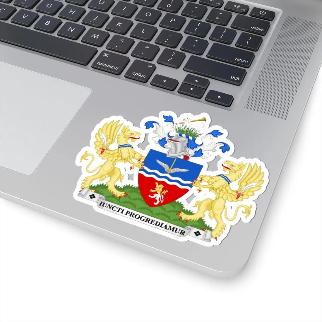 Coat of arms of the London Borough of Hounslow (England) (Coat of Arms) STICKER Vinyl Kiss-Cut Decal - The Sticker Space