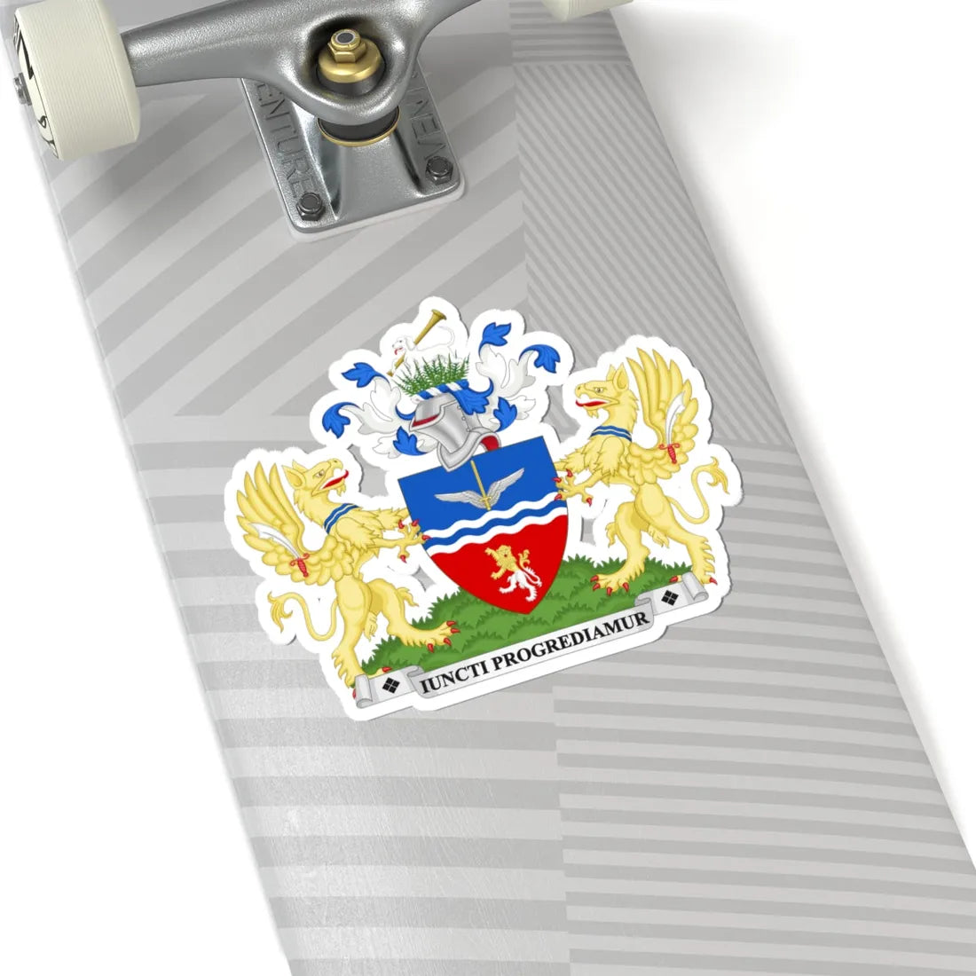 Coat of arms of the London Borough of Hounslow (England) (Coat of Arms) STICKER Vinyl Kiss-Cut Decal - The Sticker Space