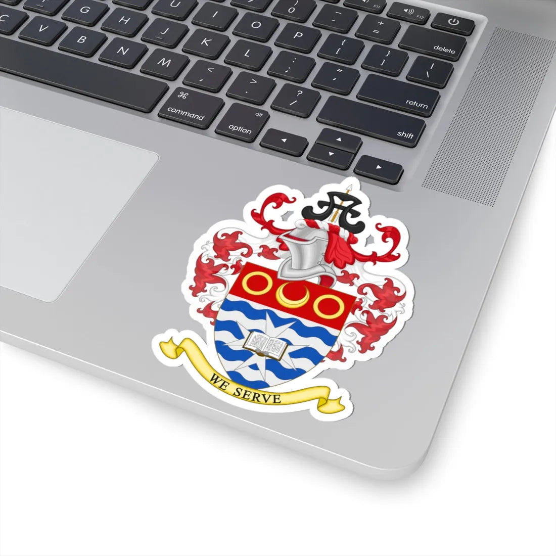 Coat of Arms of the London Borough of Islington (England) (Coat of Arms) STICKER Vinyl Kiss-Cut Decal - The Sticker Space