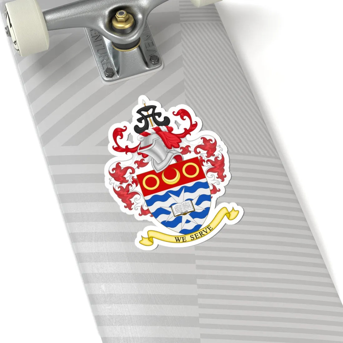 Coat of Arms of the London Borough of Islington (England) (Coat of Arms) STICKER Vinyl Kiss-Cut Decal - The Sticker Space