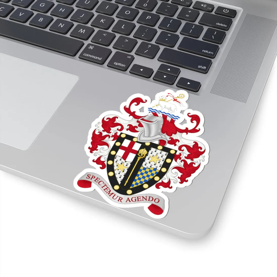Coat of Arms of the London Borough of Lambeth (England) (Coat of Arms) STICKER Vinyl Kiss-Cut Decal - The Sticker Space