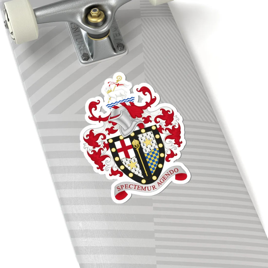 Coat of Arms of the London Borough of Lambeth (England) (Coat of Arms) STICKER Vinyl Kiss-Cut Decal - The Sticker Space