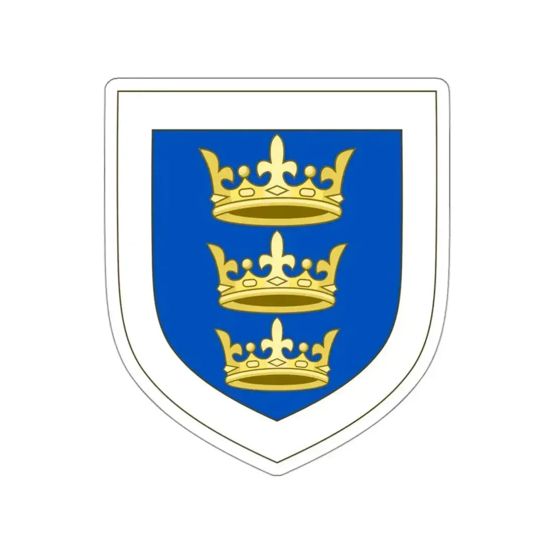 Coat of arms of the Lordship of Ireland STICKER Vinyl Die-Cut Decal - The Sticker Space
